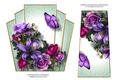 7x7 Art Deco Floral Stacker - Soft Gothic