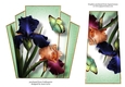 7x7 Art Deco Floral Stacker - Iris