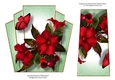 7x7 Art Deco Floral Stacker - Mandevilla