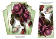 7x7 Art Deco Floral Stacker - November Roses
