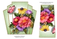 7x7 Art Deco Floral Stacker - Breath Of Summer