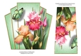 7x7 Art Deco Floral Stacker - Blush Iris