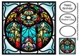Beautiful Stained Glass Window 3 8x8