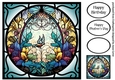 Beautiful Stained Glass Window 1 8x8