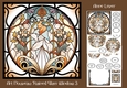 Art Nouveau Stained Glass Window 3