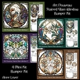 Art Nouveau Stained Glass Window Bumper Kit