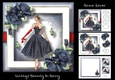 Vintage Beauty In Navy