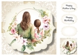 Simple Watercolour Mother & Daughter 7