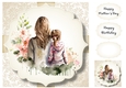 Simple Watercolour Mother & Daughter 8