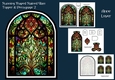 Stunning Shaped Stained Glass Topper & Decoupage 2