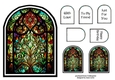 Stunning Shaped Stained Glass Topper 2