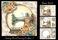 Vintage Floral Sewing Machine 3