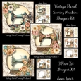 Vintage Floral Sewing Machine Bumper Kit