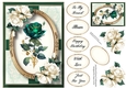 Emerald Rose & Ivory Roses A5