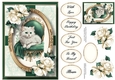 Emerald Eyes & Ivory Roses A5