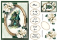 Emerald Cottage & Ivory Roses A5