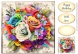 Beautiful Floral Bouquet 1 8x8
