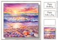 Simple Stunning Sunset Beach 3 (fathers day, birthday)
