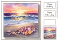 Simple Stunning Sunset Beach 5 (fathers day, birthday)
