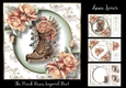 The Peach Roses Leopard Boot