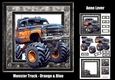 Monster Truck - Orange & Blue