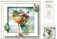 Tropical Cocktail 2 (no flower corners) 8x8