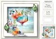 Tropical Cocktail 3 (no flower corners) 8x8