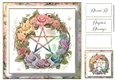 Simple Pentagram Floral Wreath 3
