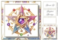 Simple Pentagram Floral Wreath 6