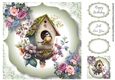 The Floral Birdhouse 8x8