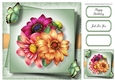 Gorgeous Dahlias & Butterflies 8x8