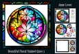 Beautiful Floral Stained Glass 3