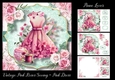 Vintage Pink Roses Sewing - Pink Dress