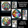 Beautiful Floral Stained Glass Bumper Kit