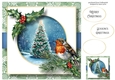 The Christmas Tree, Robin & Holly 8x8