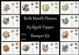Birth Month Flower Bumper Kit