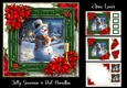 Jolly Snowman & Red Poinsettias