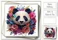 3D Faux Paper Art - Panda