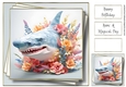 3D Faux Paper Art - Shark