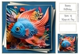 3D Faux Paper Art - Fish