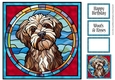 Stained Glass Dog Portrait - Havanese