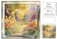 Beautiful Blended Watercolour Garden 4