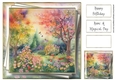 Beautiful Blended Watercolour Garden 5
