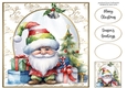 Christmas Gnome & Presents 2 8x8