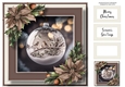 Bird In Snowy Christmas Bauble 2 8x8
