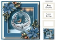 Bird In Snowy Christmas Bauble 1 8x8