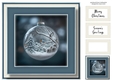 Bird In Snowy Christmas Bauble 3 8x8 - No Flowers