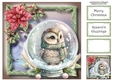 Gorgeous Owl Snowglobe 1 8x8