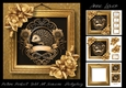 Picture Perfect - Gold Art Nouveau - Hedgehog