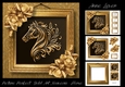 Picture Perfect - Gold Art Nouveau - Horse